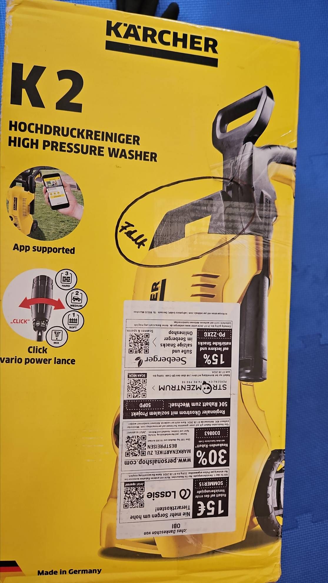 Kärcher Hochdruckreiniger K 2 Power Control 110 bar 360 l/h #E453