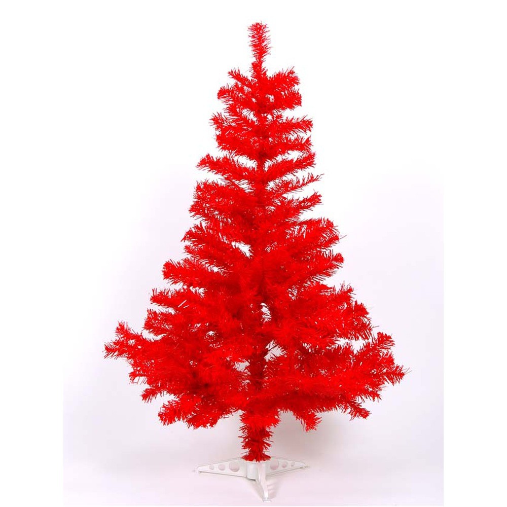 Weihnachtsbaum, Kunstbaum, Rot, Kunststoff, Ständer