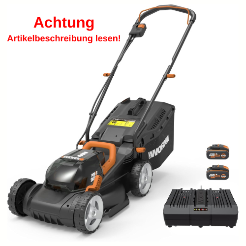 WORX WG779E.1 Akku Rasenmäher 40V inkl. Akkus & Schnellladegerät #719