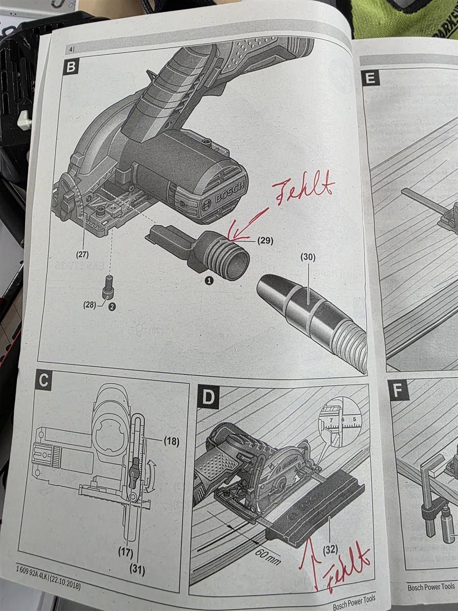 Bosch Professional Akku-Kreissäge GKS 12 V-26 mit 1 Akkus & Ladgerät #708