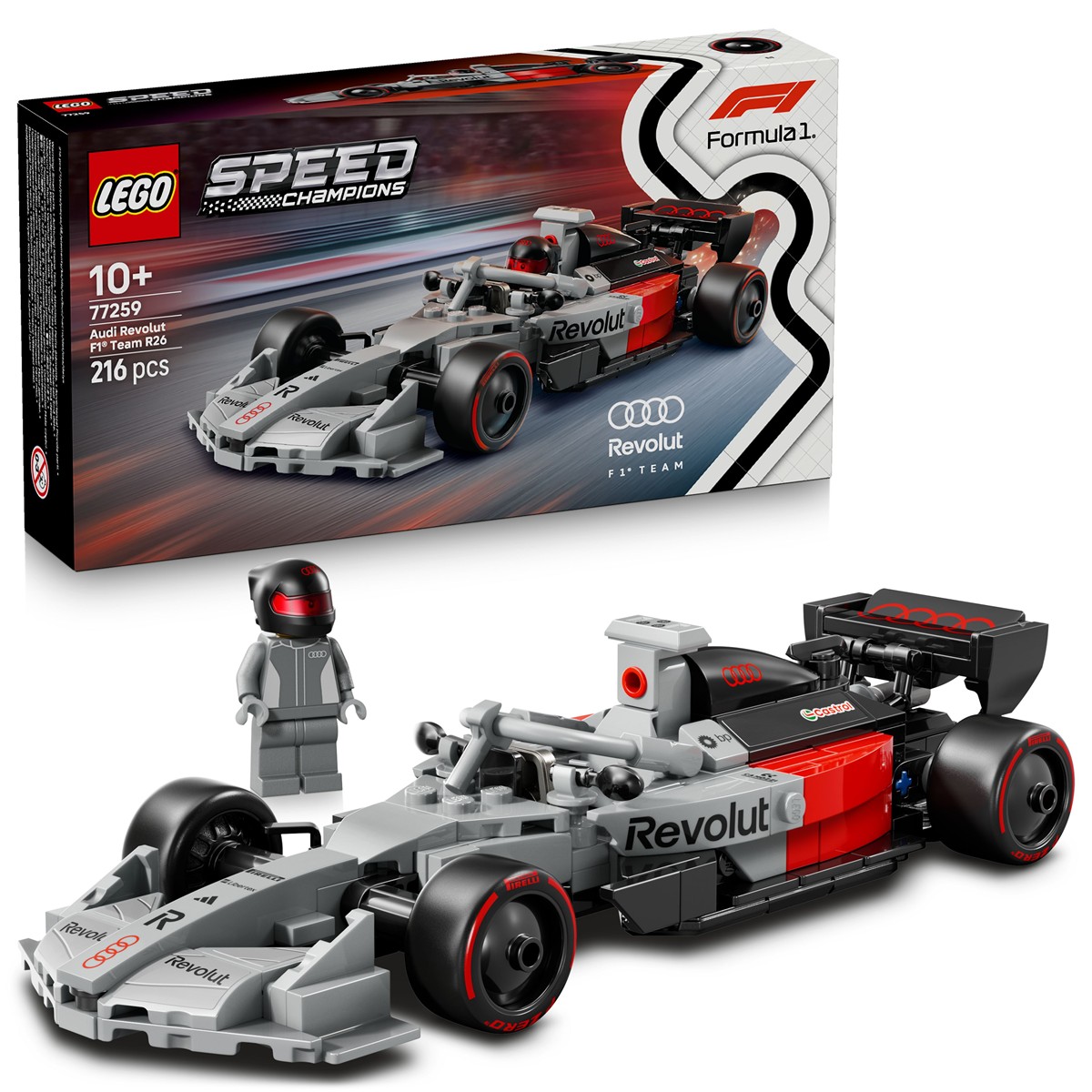 Lego, Speed Champions, Formel 1, Rennwagen, Revolut