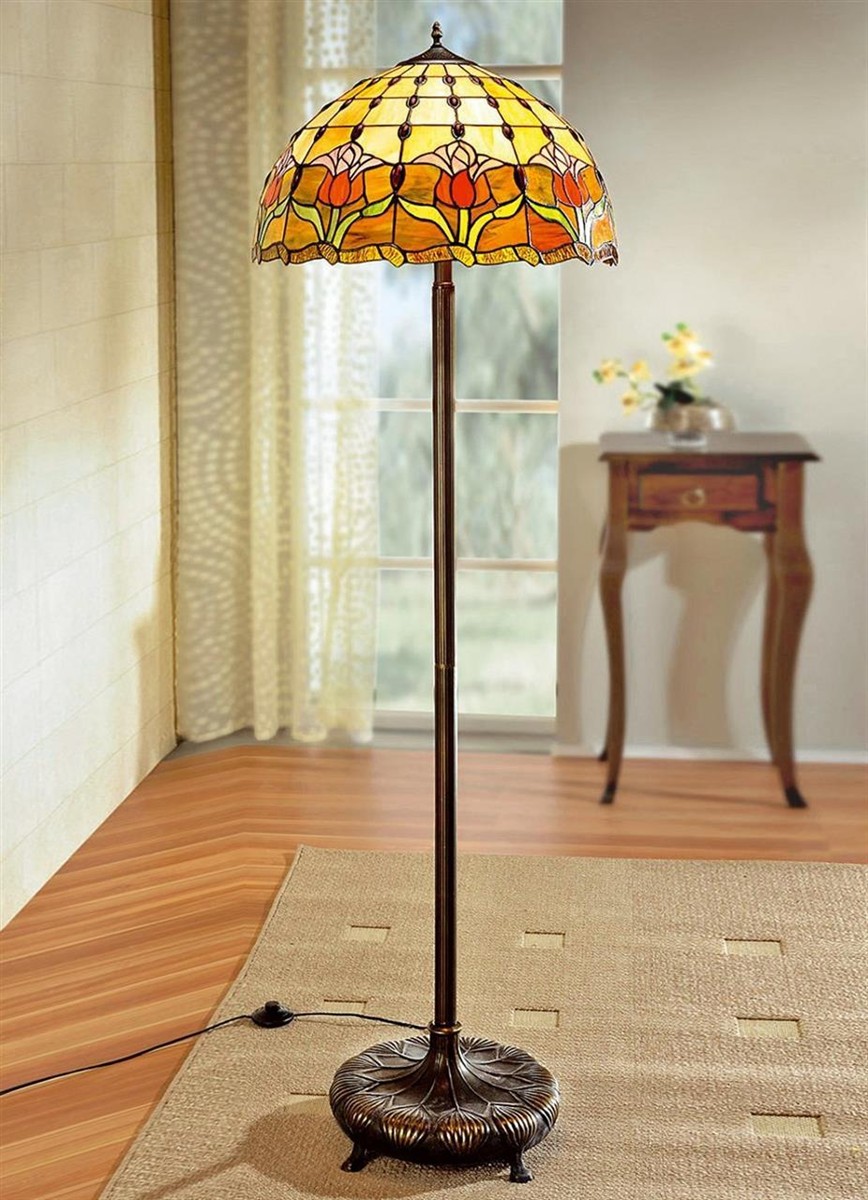 Stehlampe, Tiffany-Lampe, Standleuchte, lampenfuß, Glaslampe