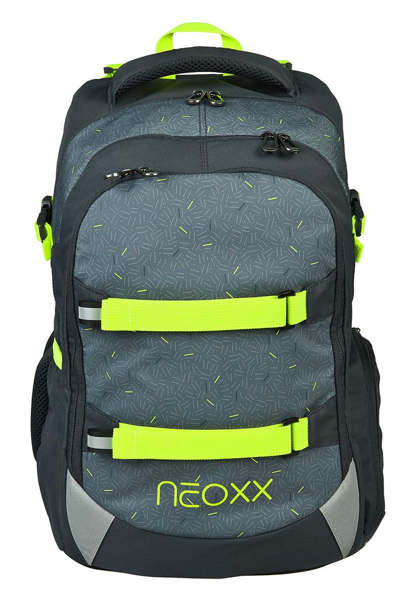 neoxx NXTB9600Active Schulrucksack Schulranzen Schule Rucksack (Grau)