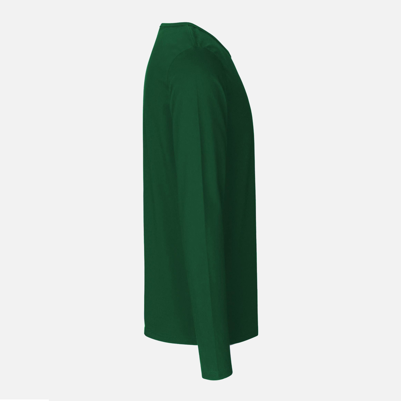 Mens Long Sleeve Shirt - Bio Baumwolle - Bottle Green
