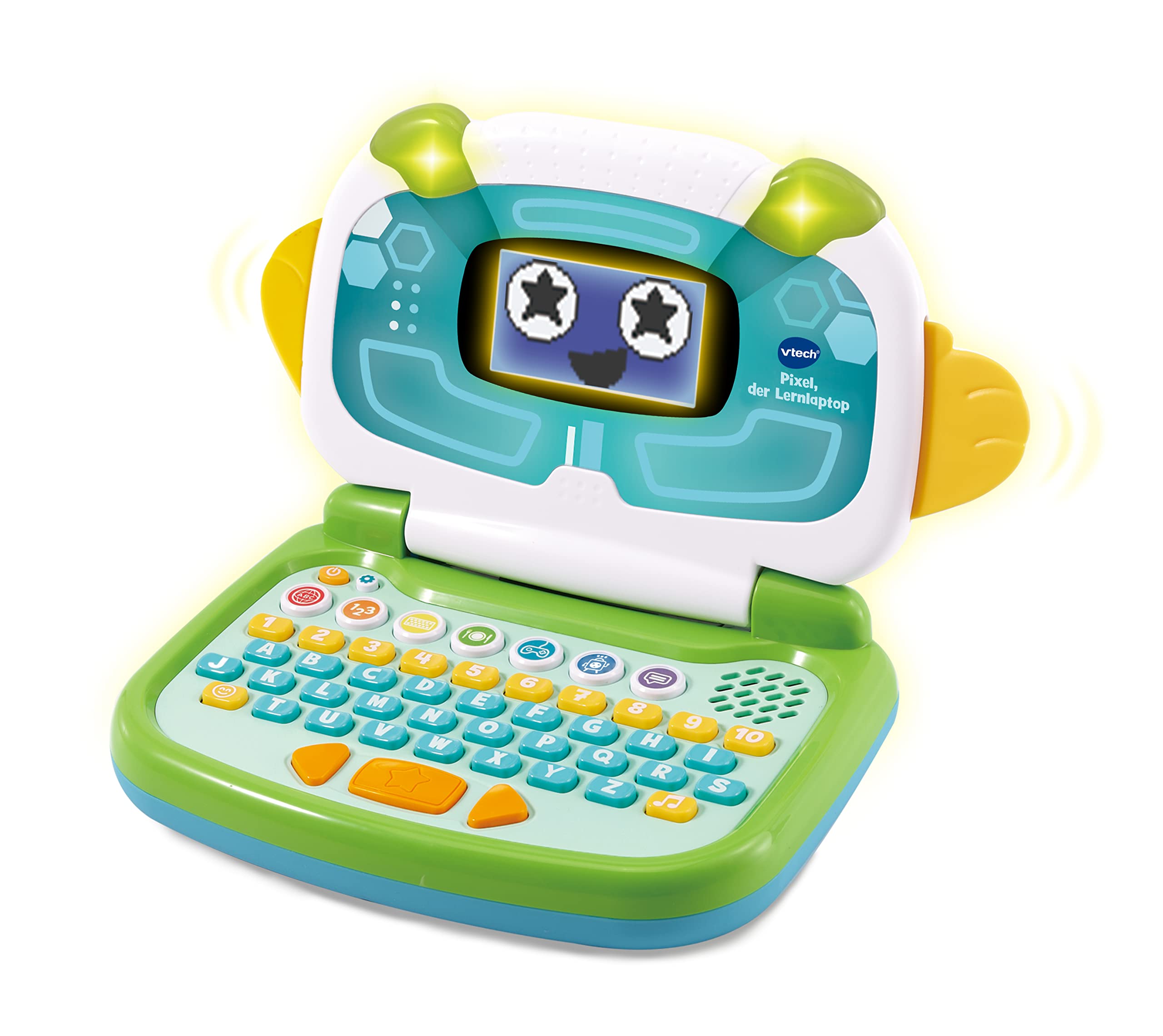 VTech 80-615104 Pixel der Lernlaptop Kinder Laptop elektronisches Lernspielzeug Spielzeug