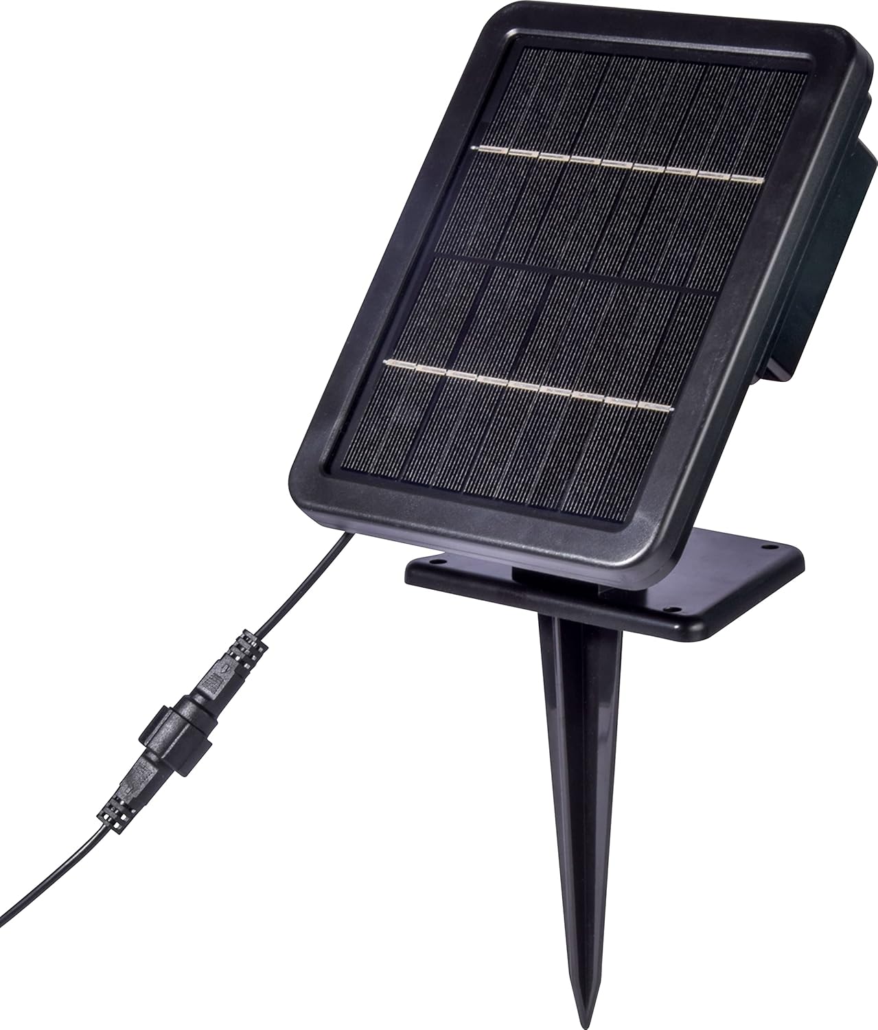 Solarpanel, Solarladegerät, Außenbeleuchtung, Bodenstecker, USB-Kabel
