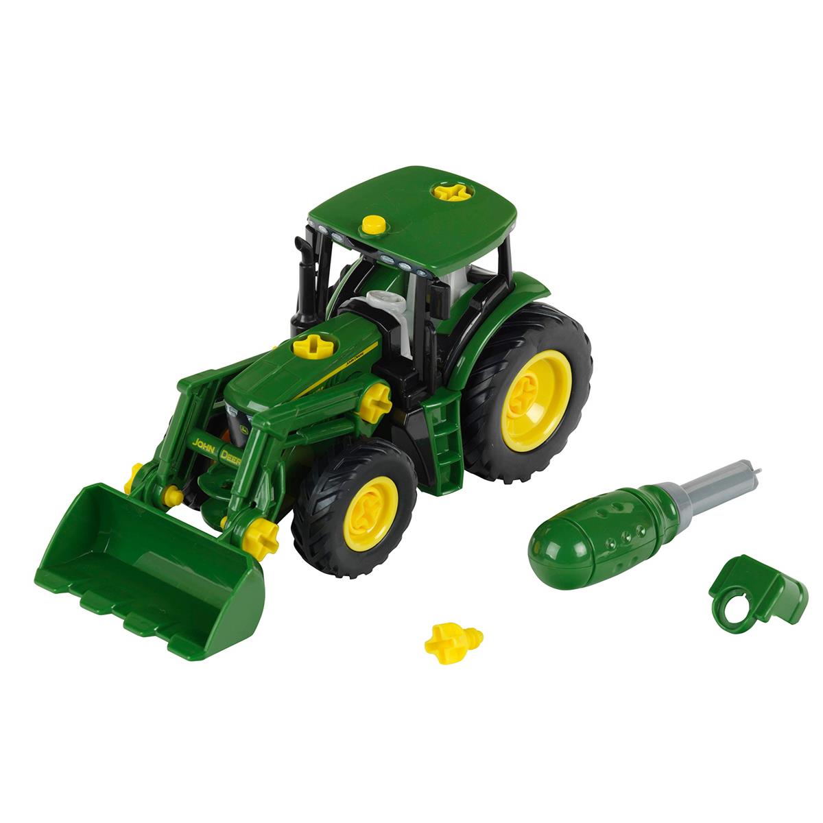 Theo Klein 3903 John Deere Traktor mit Frontlader Spielzeug Fahrzeug