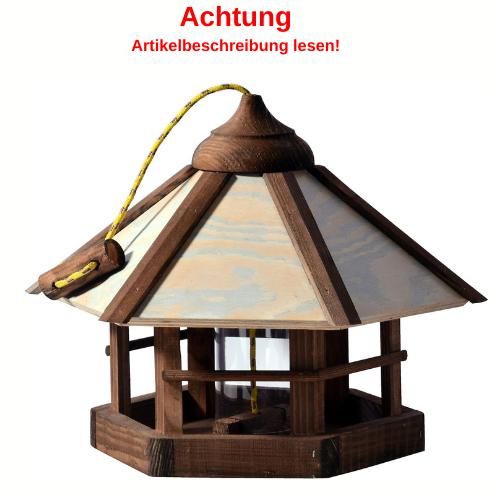 Dobar Vogelfutterhaus Camouflage Vogelfutterstation aus Holz #D360