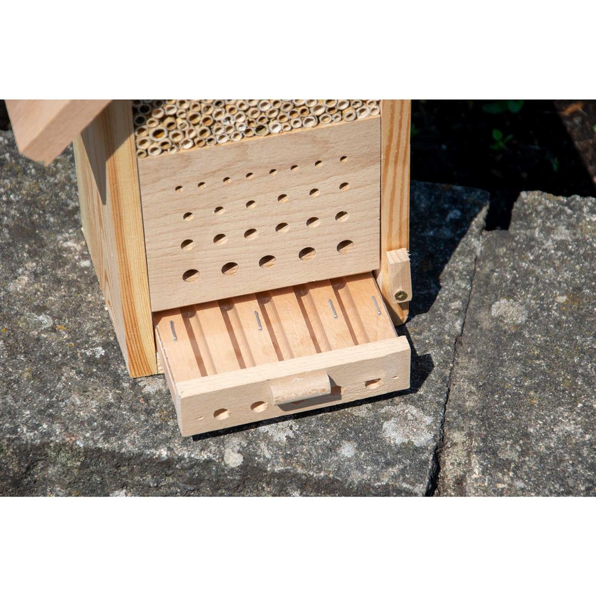 Dobar Bienenhaus Maja Insektenhotel natur