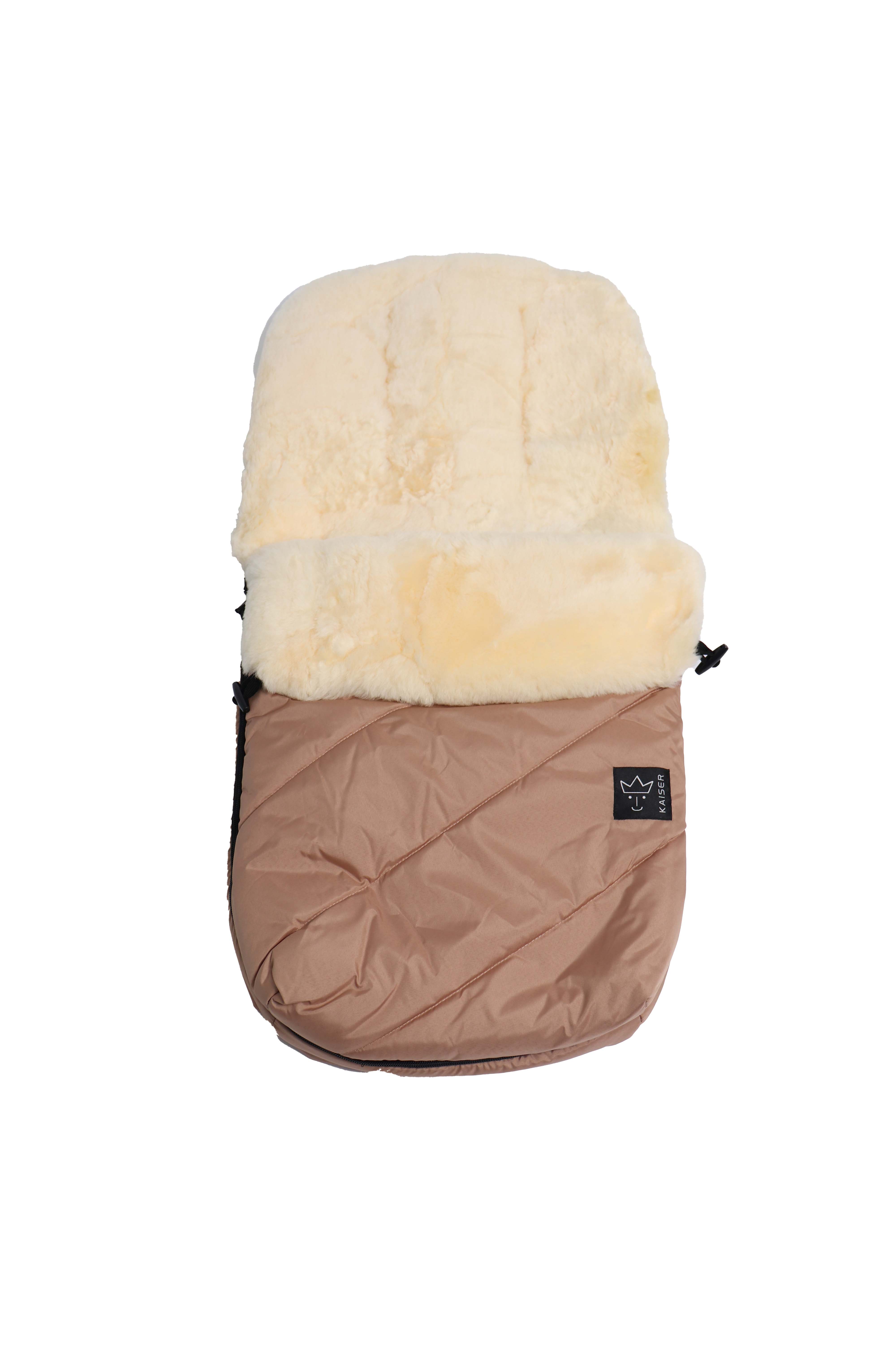Kaiser 65420731 PAAT 2.0 Lammfell für Kinderwagen Fusssack