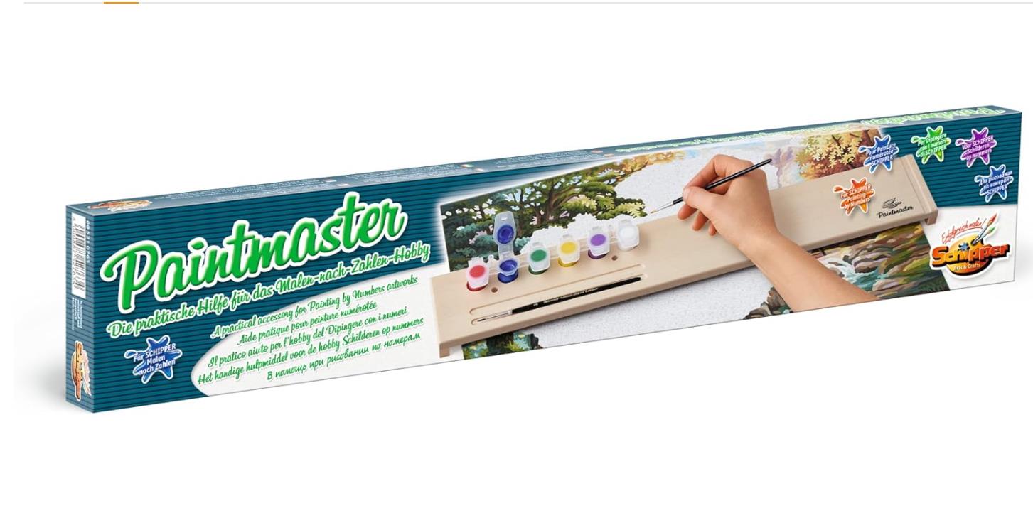 AUSL NORIS DV 605210763 Malen nach Zahlen Paintmaster Malset Malvorlagen DIY-Malkit Nummernmalerei nummerierten Farben