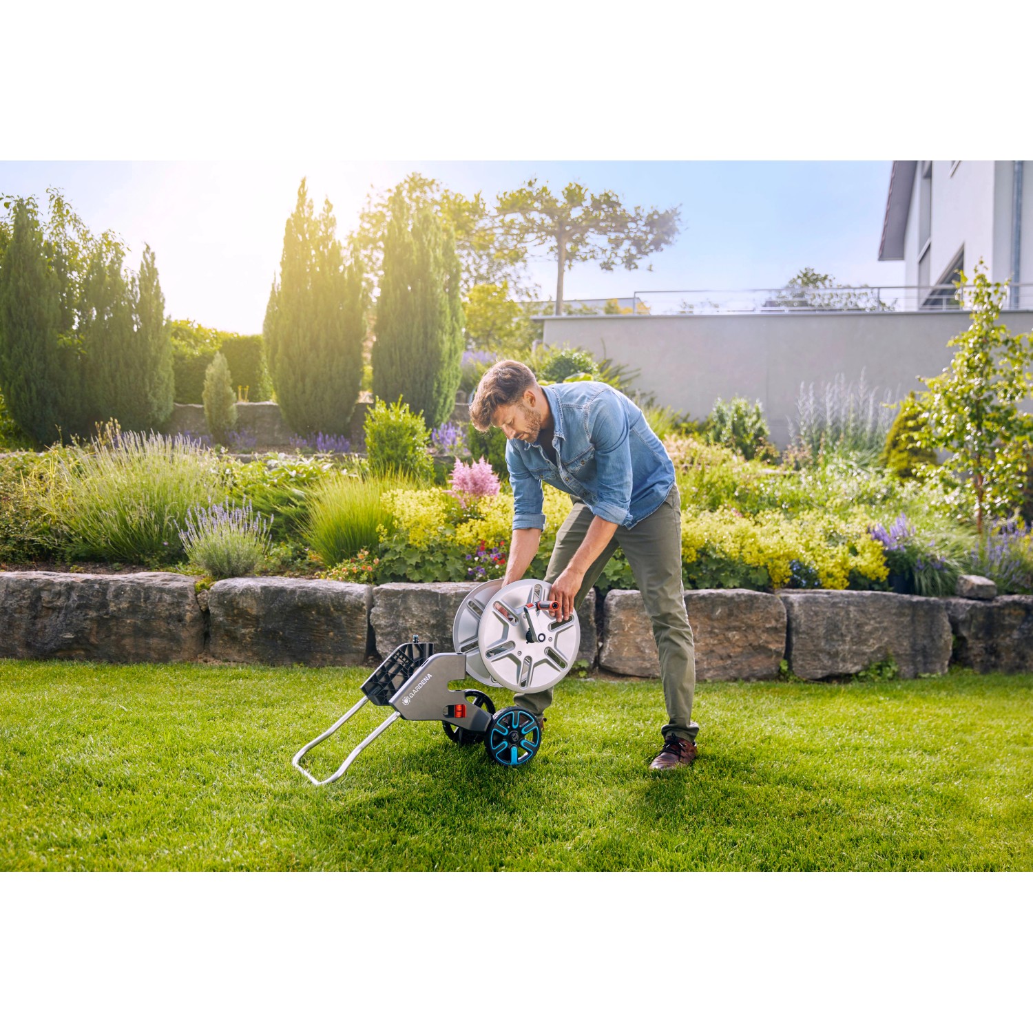 Gardena Schlauchwagen CleverRoll L Easy Metall