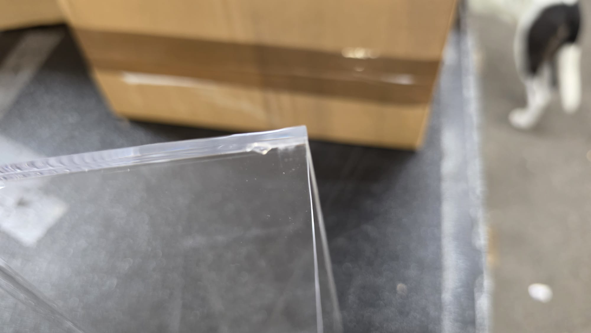 transparent plastic, Plasticbeutel, Kante, Nahaufnahme, Verpackung