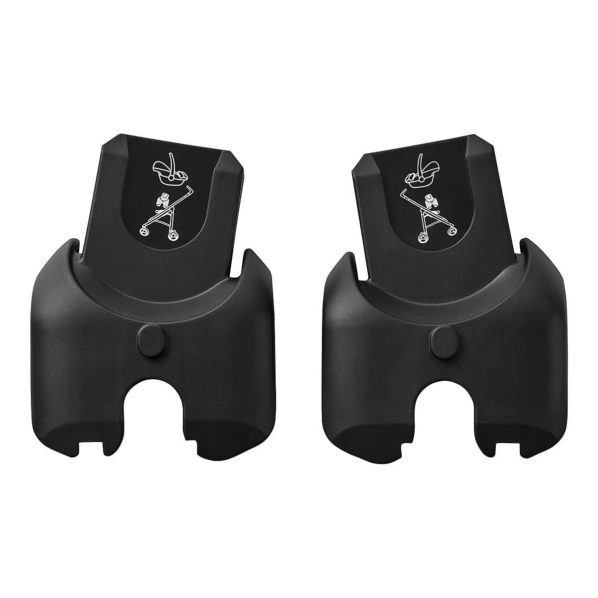 Maxi-Cosi Adapter für Babyschale, zum Befestigen der Maxi-Cosi Babyschale am Maxi-Cosi Kinderwagen, Ein-Klick-Befestigung, Memorytasten, zertifizierte Sicherheit, für die meisten Maxi-Cosi Kinderwagen
