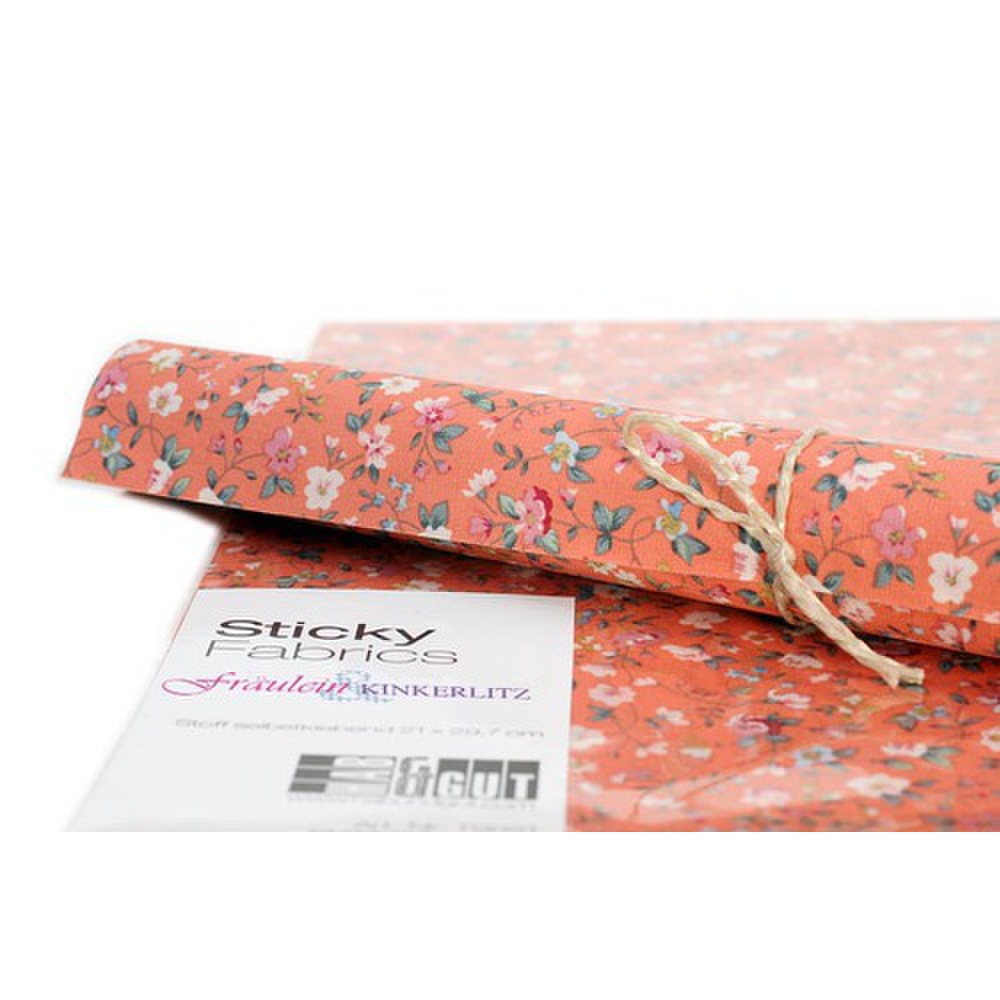 Selbstklebender Stoffbogen, verschiedene Farben, Stoffbogen, DIN A4, Stoff, Stoffabschnitte, Breite: