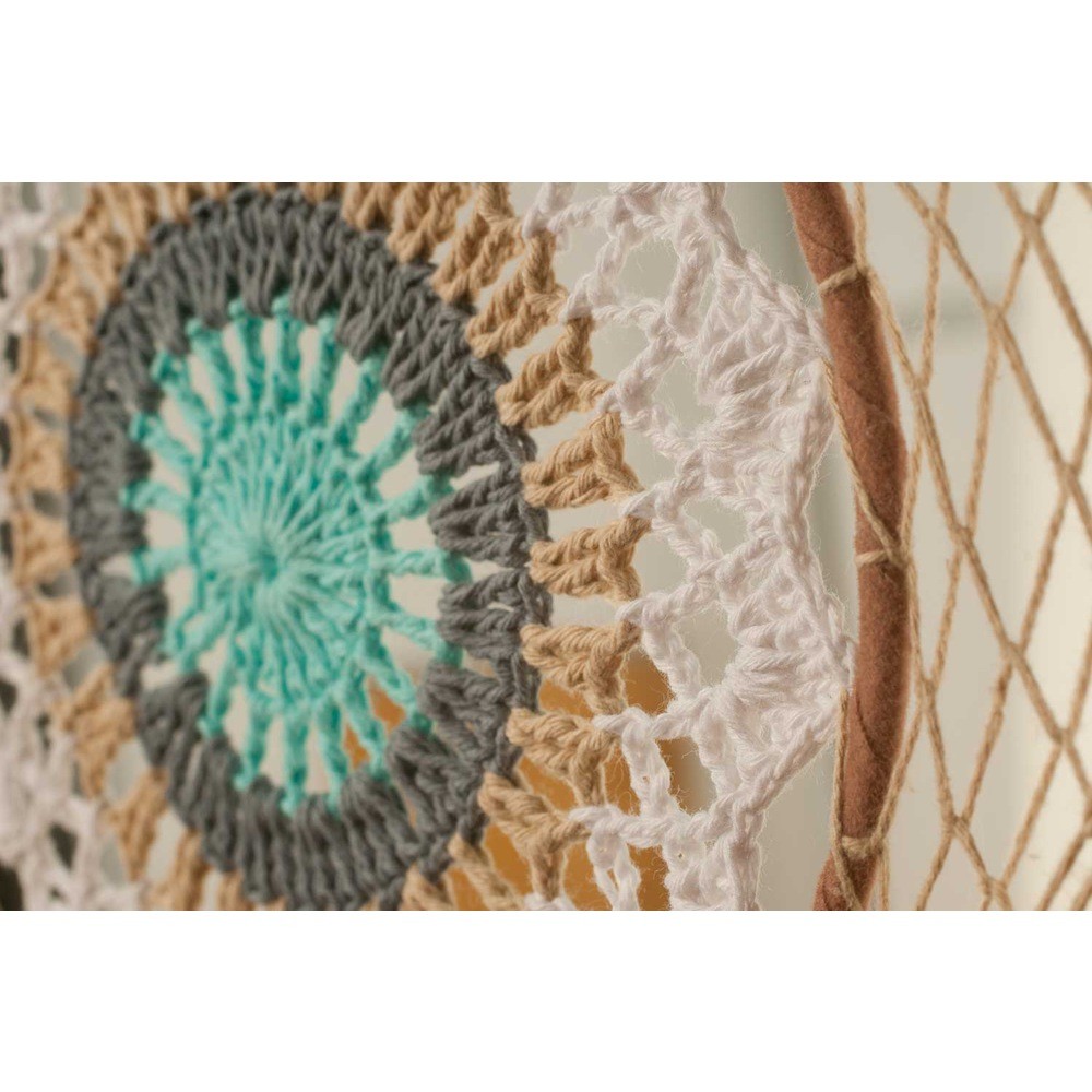 Häkelkunst, Häkeldekor, Makramee, Wandkunst, Netzmuster