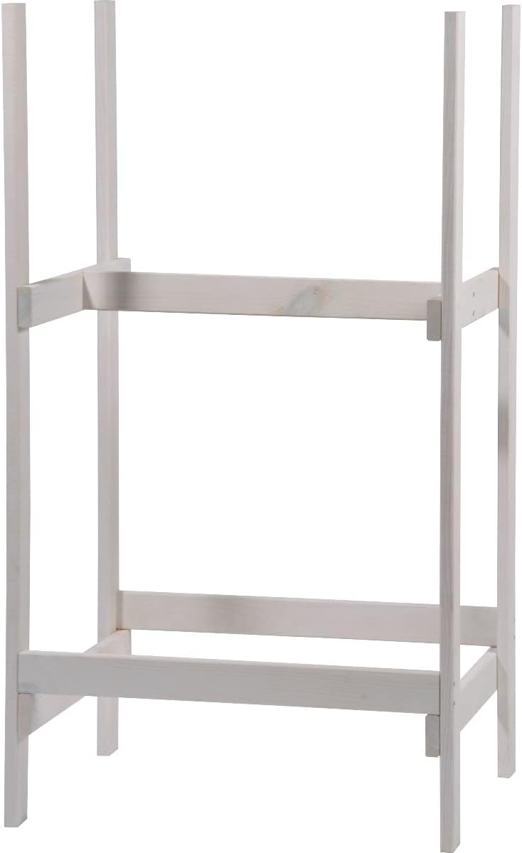 dobar Balkon Hochbeet Massivholz Schmales Kräuterbeet Salatbeet für Balkon Platzsparendes Hochbeet für Garten/Terrasse/Balkon 49 x 42 x 90 cm Braun