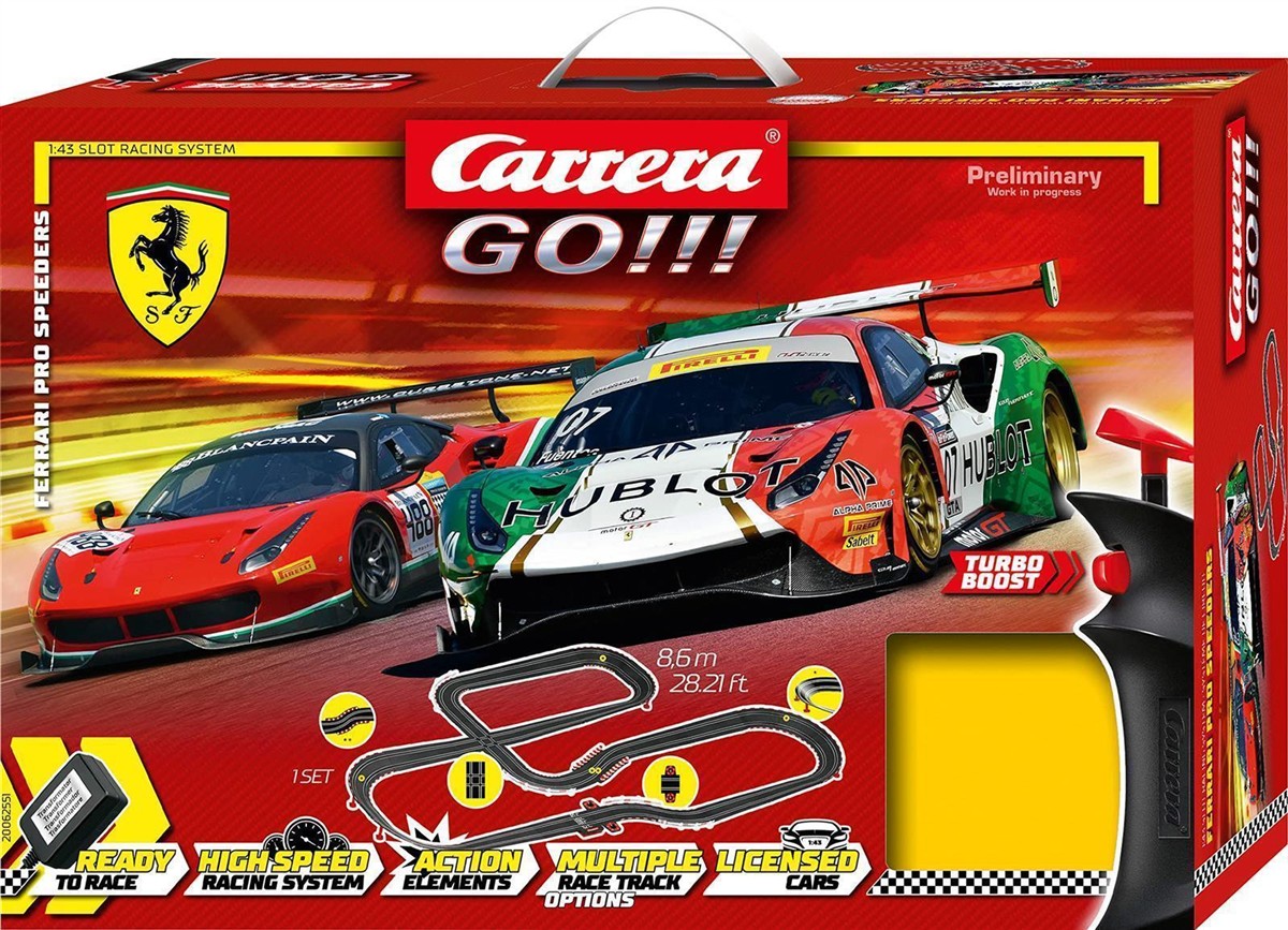 Slotcar, Ferrari, Rennwagen, Go!!-Box, Turbo Boost