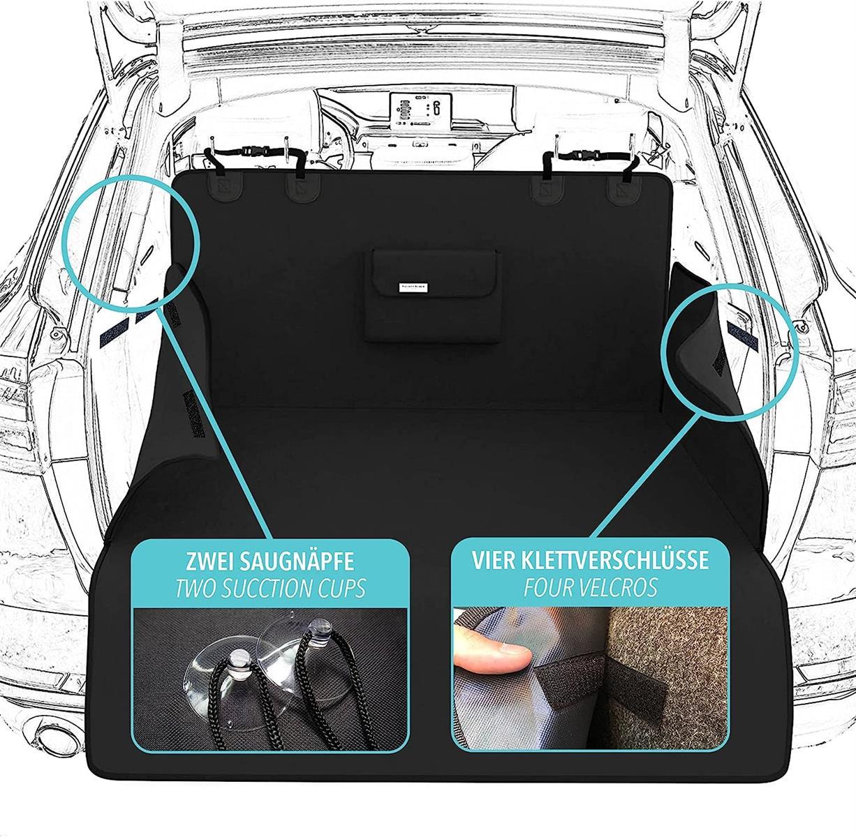 Kofferraumschutz für Hund mit Ladekantenschutz 203x110cm XL