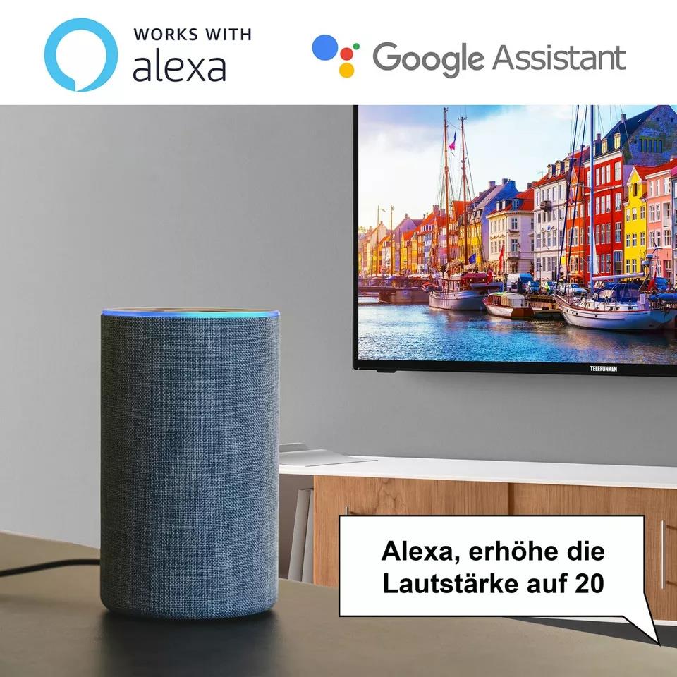 Telefunken XF43K550 W 43 Zoll Fernseher Full HD Smart TV Netflix HDR10