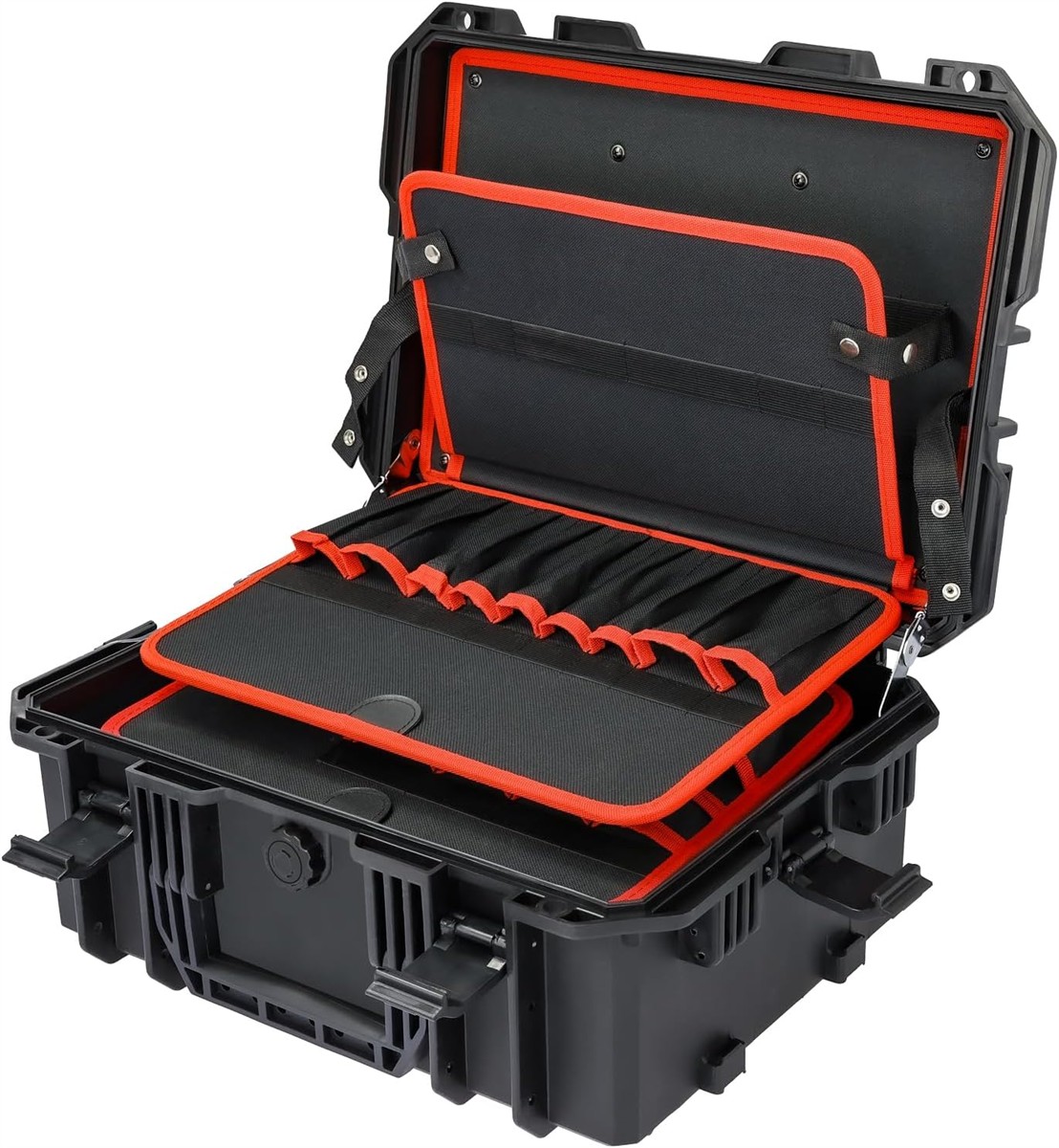 Kofferung, Transportkoffer, Schaumstoffeinsätze, Gepäcksfach, Stativtasche