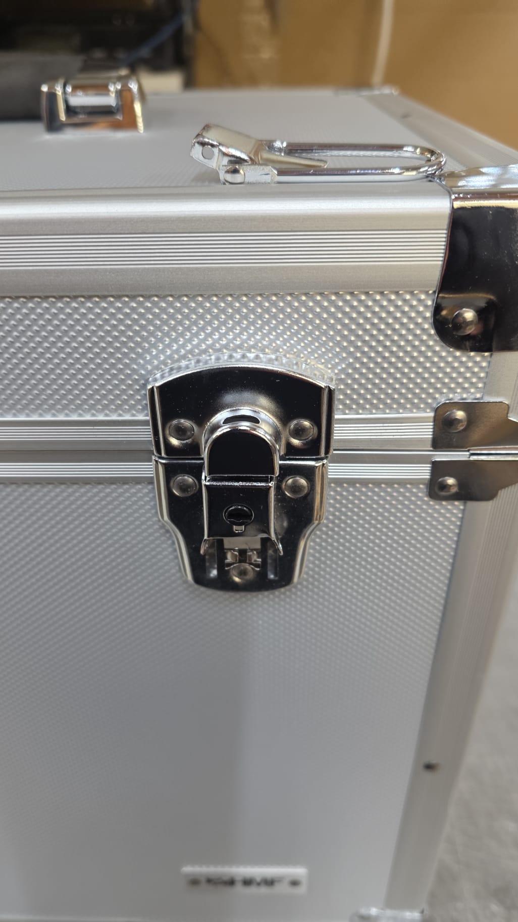 HMF Alu Transportkoffer Aufbewahrungskoffer Kamerakoffer silber 2427