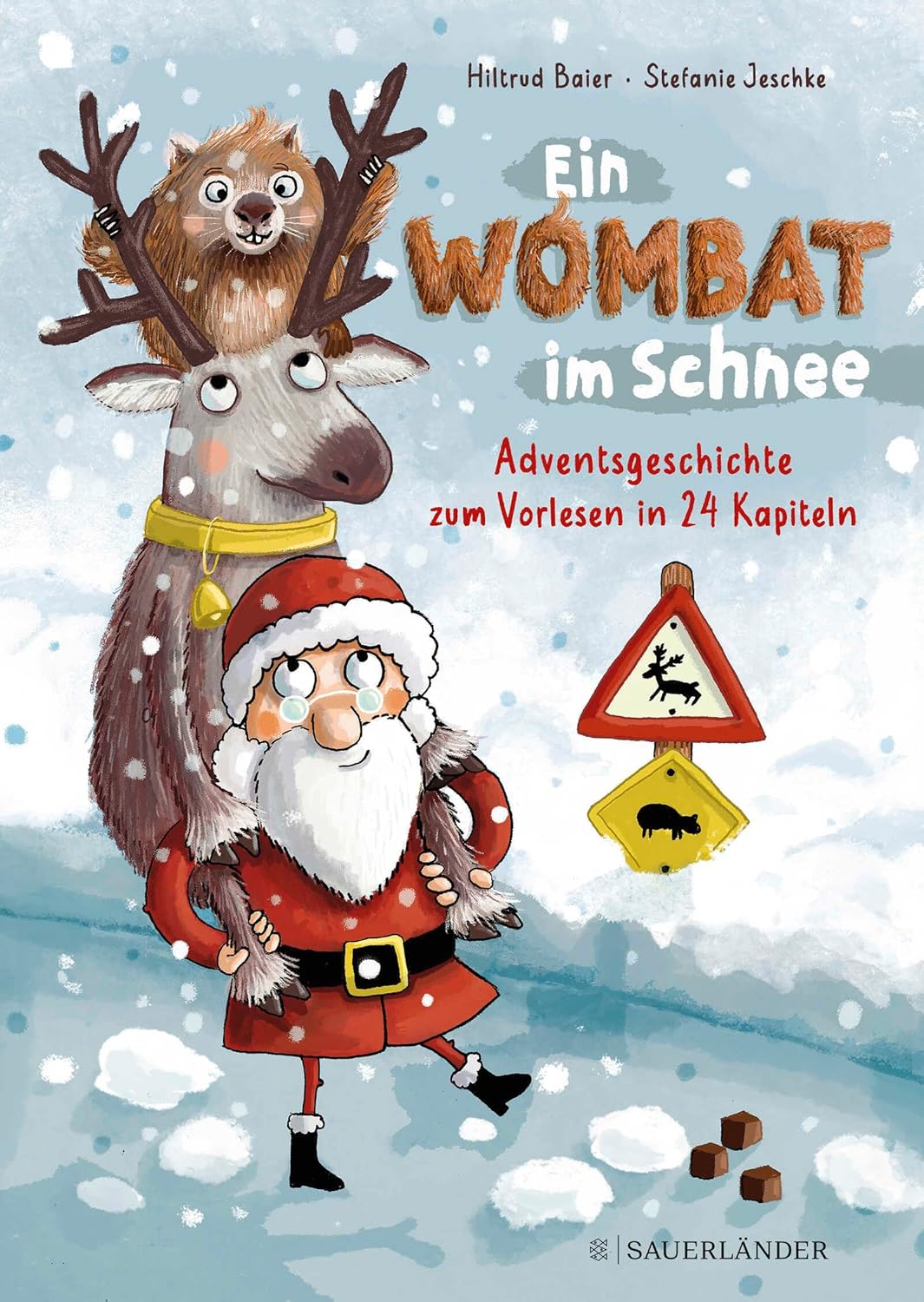 Ein Wombat im Schnee. Adventsgeschichte zum Vorlesen in 24 Kapiteln: Lustiges Advents Vorlesebuch