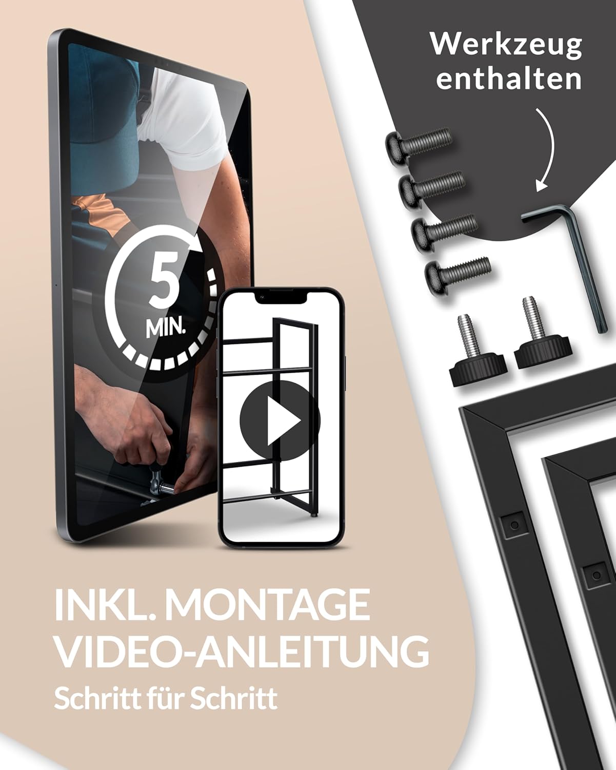Heldenwunder Getränkekistenregal 6 Kästen Metall Sixpack-Halter