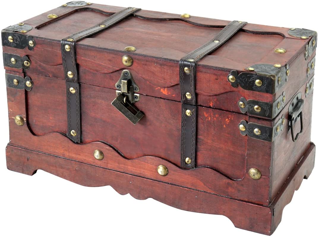 HMF Schatztruhe Holz Frankreich 50 cm