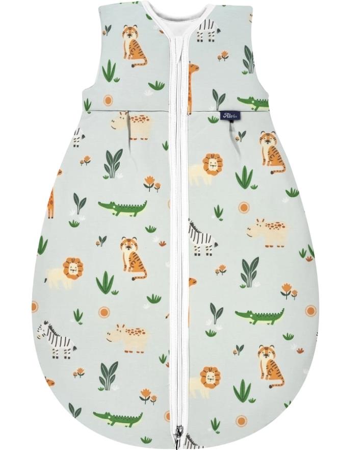 ALVI 424120703 Kugelschlafsack Mäxchen Thermo TOG 3,0 Safari Gr. 80