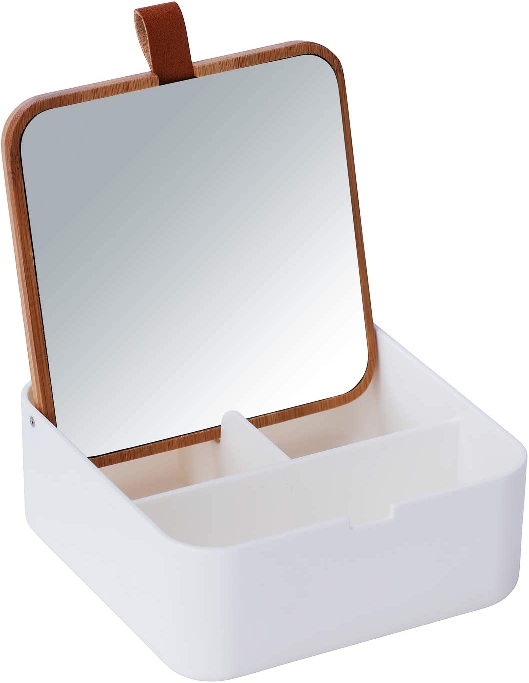 WENKO Organizer mit Deckel Bovisa Weiß