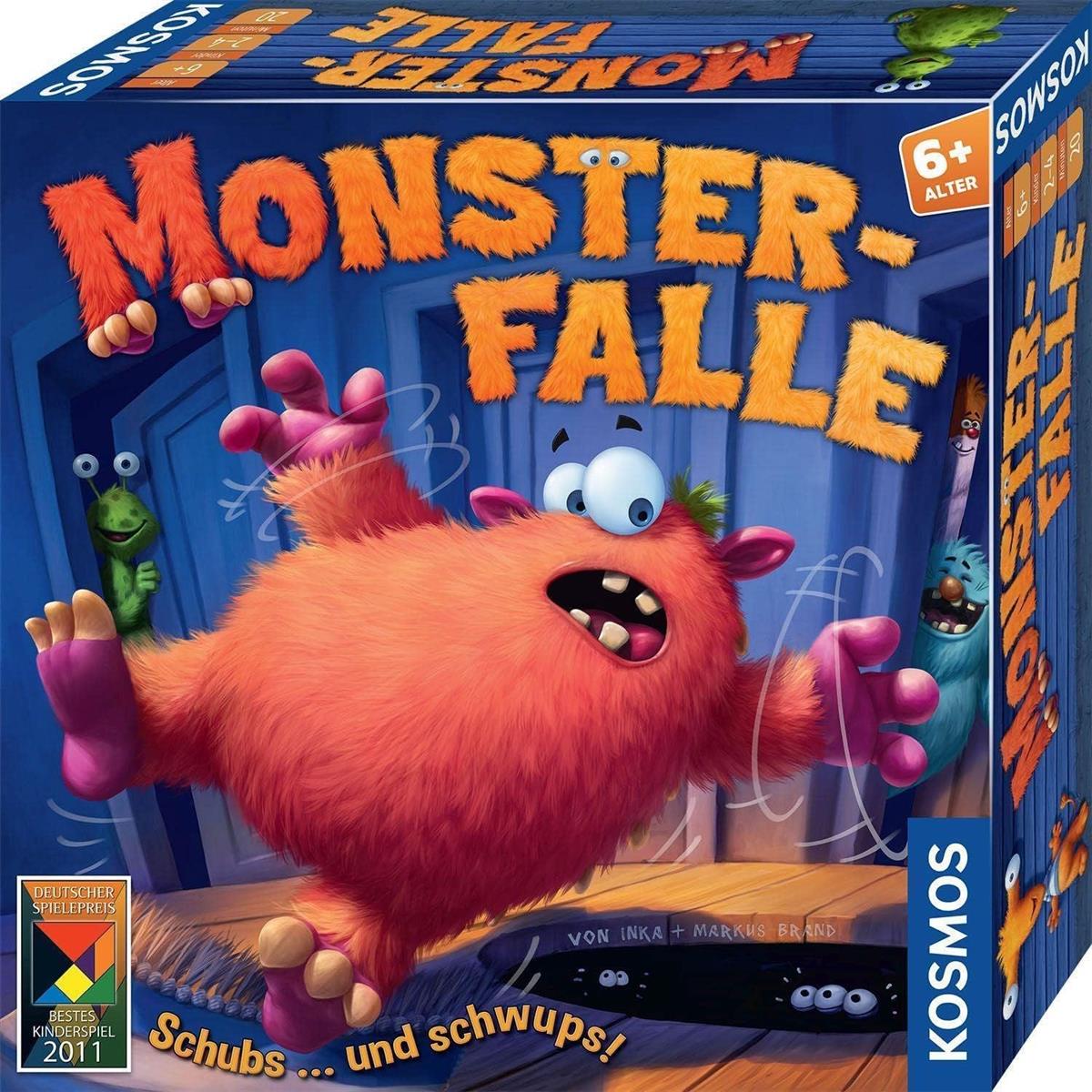KOSMOS 682637 Monsterfalle Brettspiel Familienspiel Gesellschaftsspiel