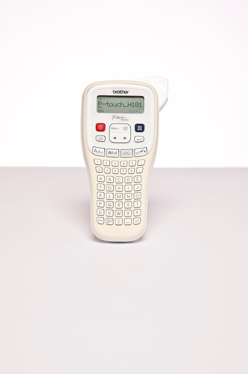 Beschriftungsgerät, Etikettendrucker, Handgerät, Tastatur, LCD-Display