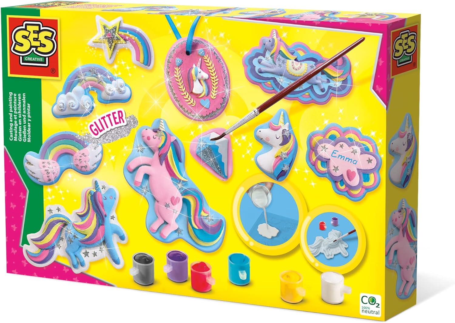 SES creative 01359 Einhörner Bastelspaß Bastelset Kreativset basteln