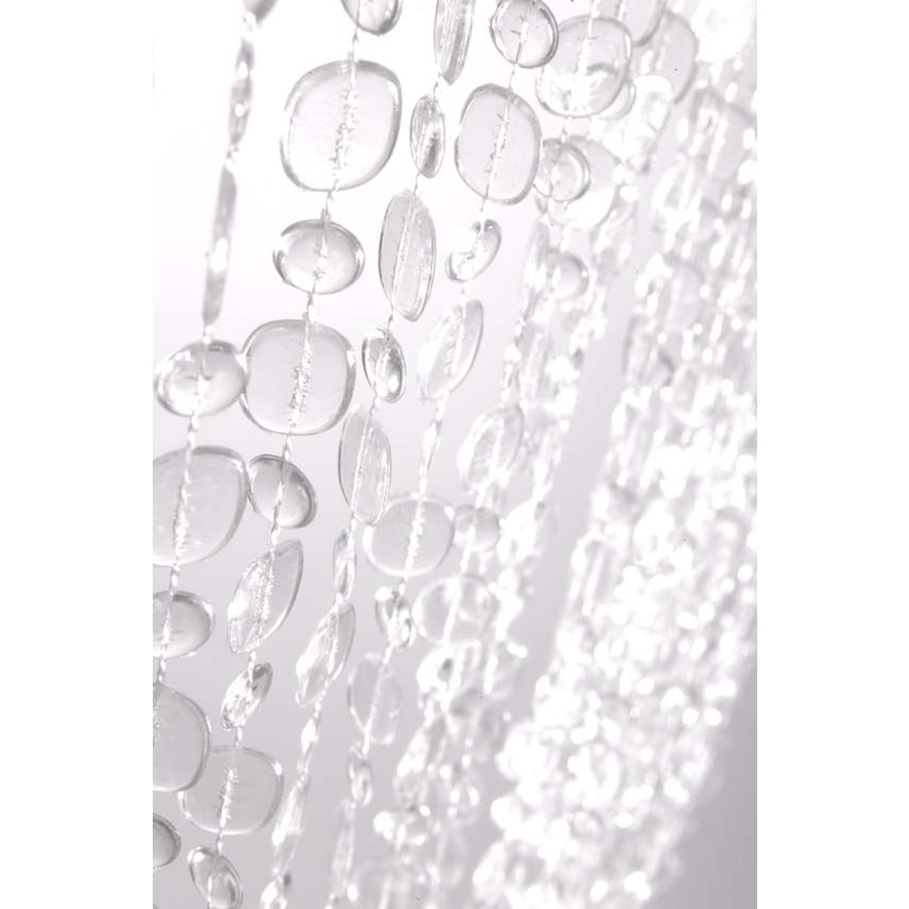 Kleiderkette, Perlenkette, Transparent, Glaskugeln, Hängerketten