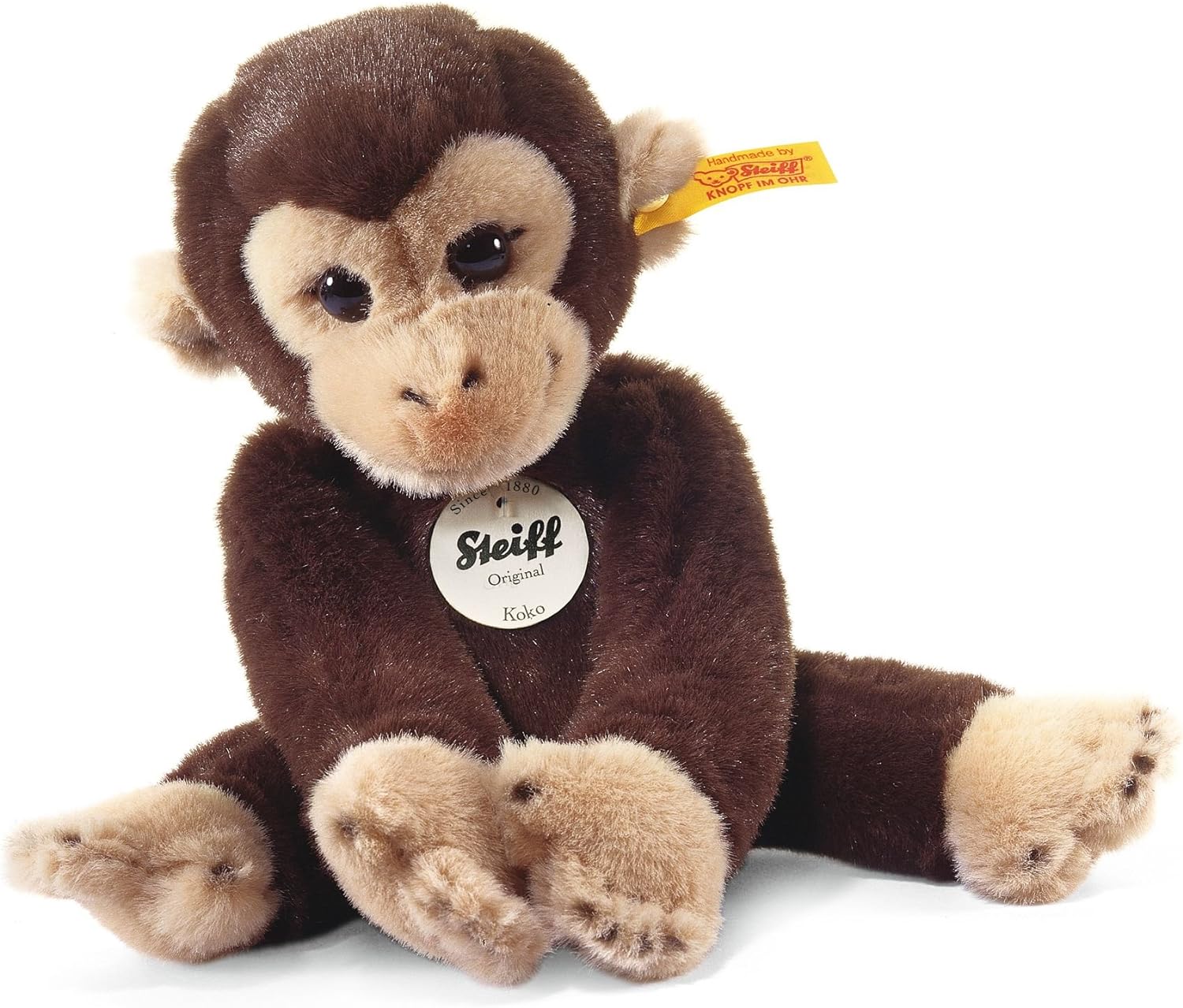 Steiff 280122 25 braun Monkey Kleiner Freund AFFE Koko