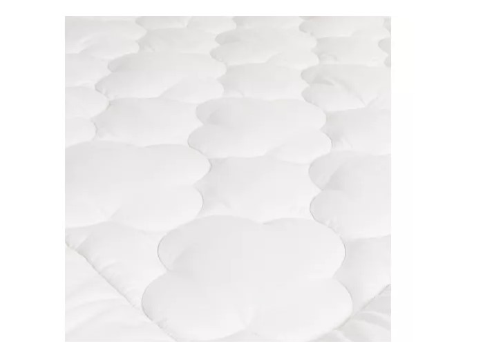 POLYSOFT Winterdecke 4-Loch-Hohlfaser Wolkensteppung 135x200cm