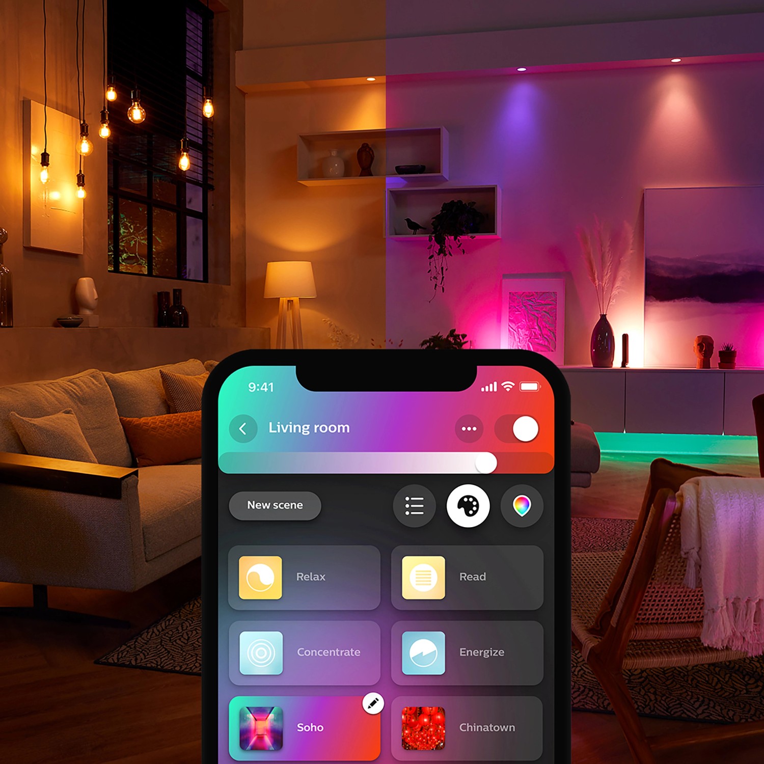 Philips Hue Bridge Weiß zur Steuerung der Philips Hue Produkte