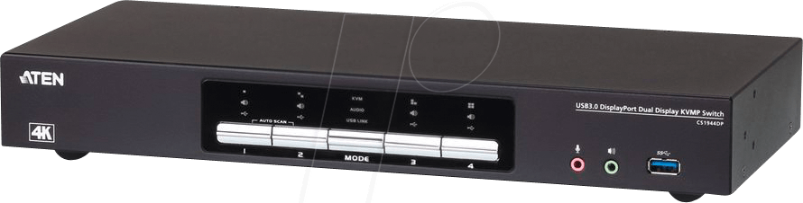 4-Port USB 3.0 4K DP KVM-Switch
