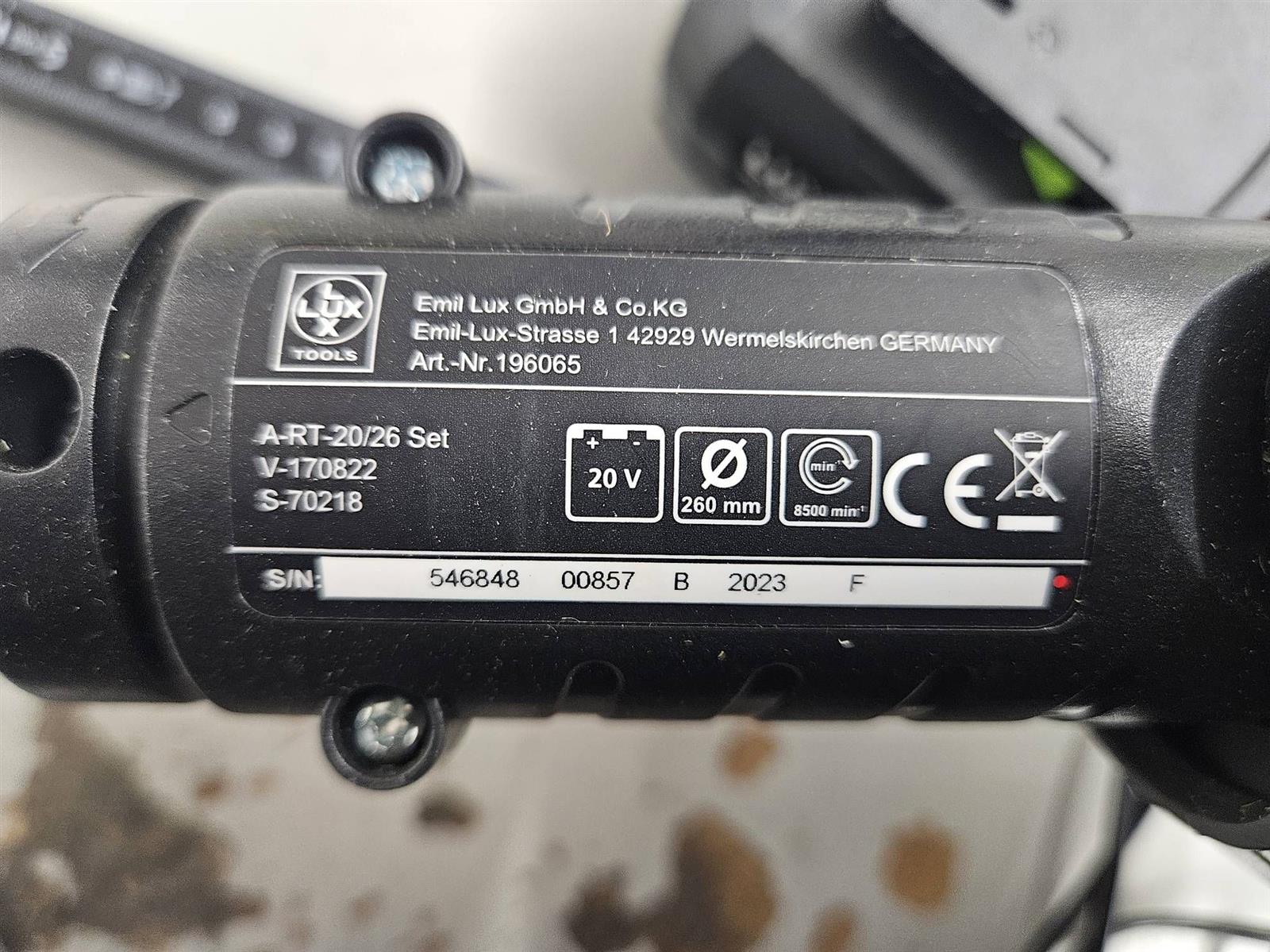 LUX Akku Rasentrimmer 1 PowerSystem A RT 20/26 ohne Akku und Ladegerät #E603