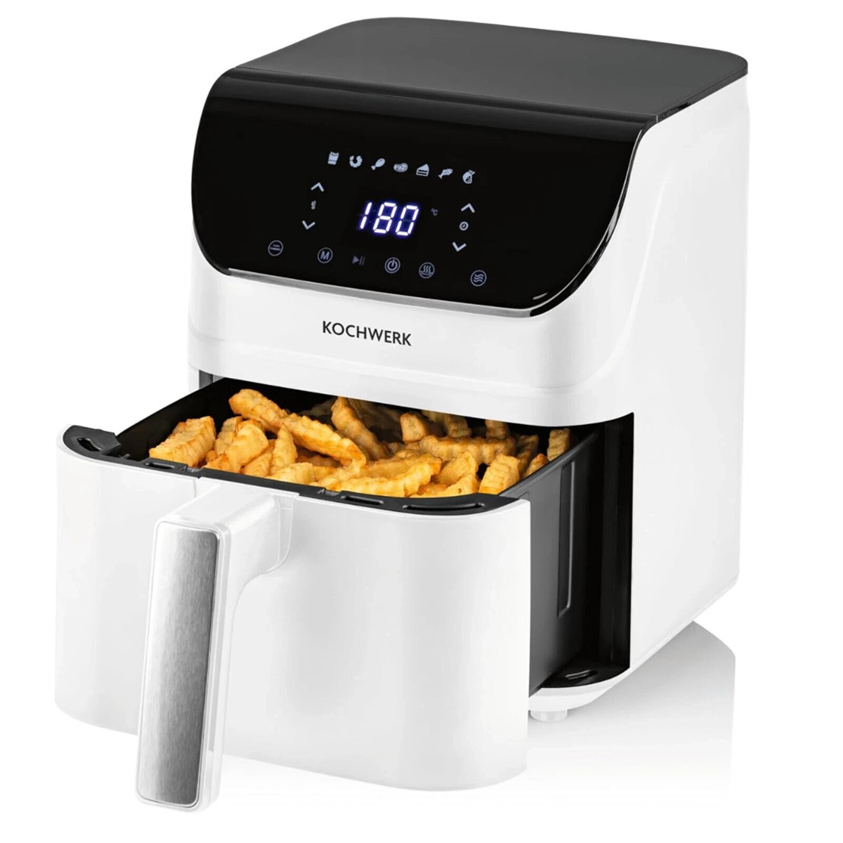 Rachs KOCHWERK Digitale Heißluftfritteuse 4L Airfryer mit Touchscreen