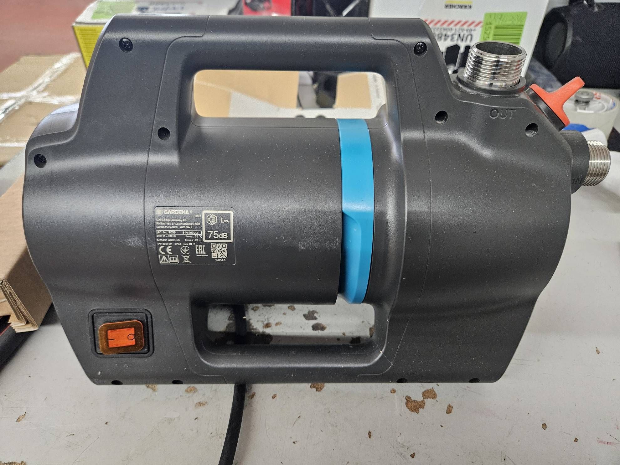 Gardena Gartenpumpe 4300 Silent Edelstahl Antriebswelle und Keramikabdichtung #E514