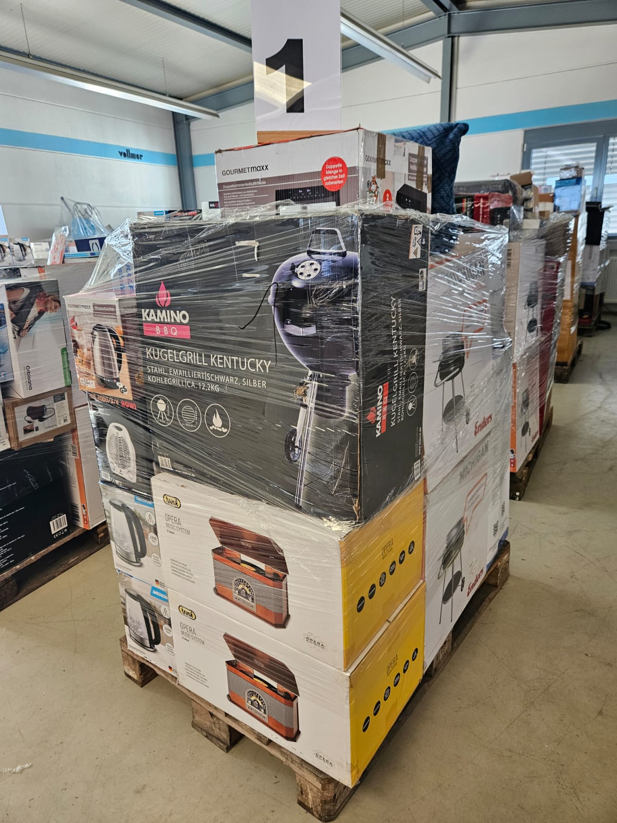 1x Palette Elektro Haushalt Mix Restposten Sonderposten Palettenware #P1