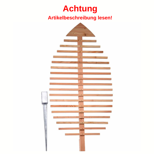 Dobar Design Rankhilfe Blattform Fagus Rankgitter Massivholz #DH60