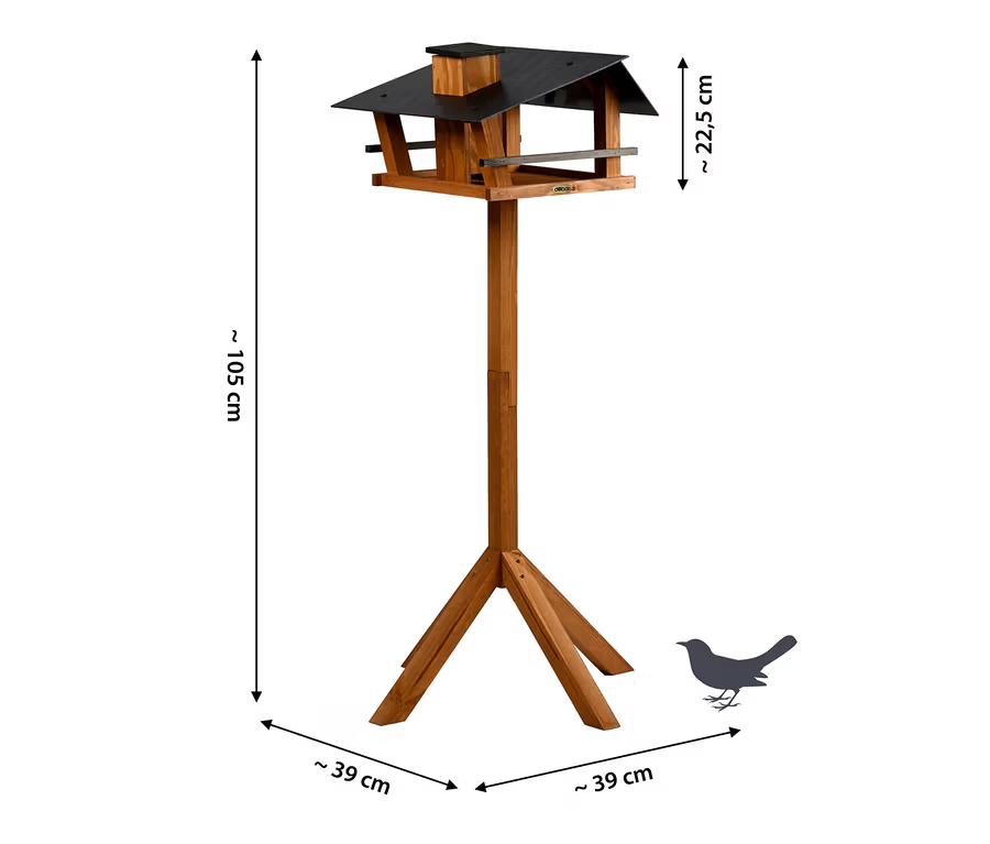Vogelhaus, Standhalter, Holzgestell, Gartenstuhl?