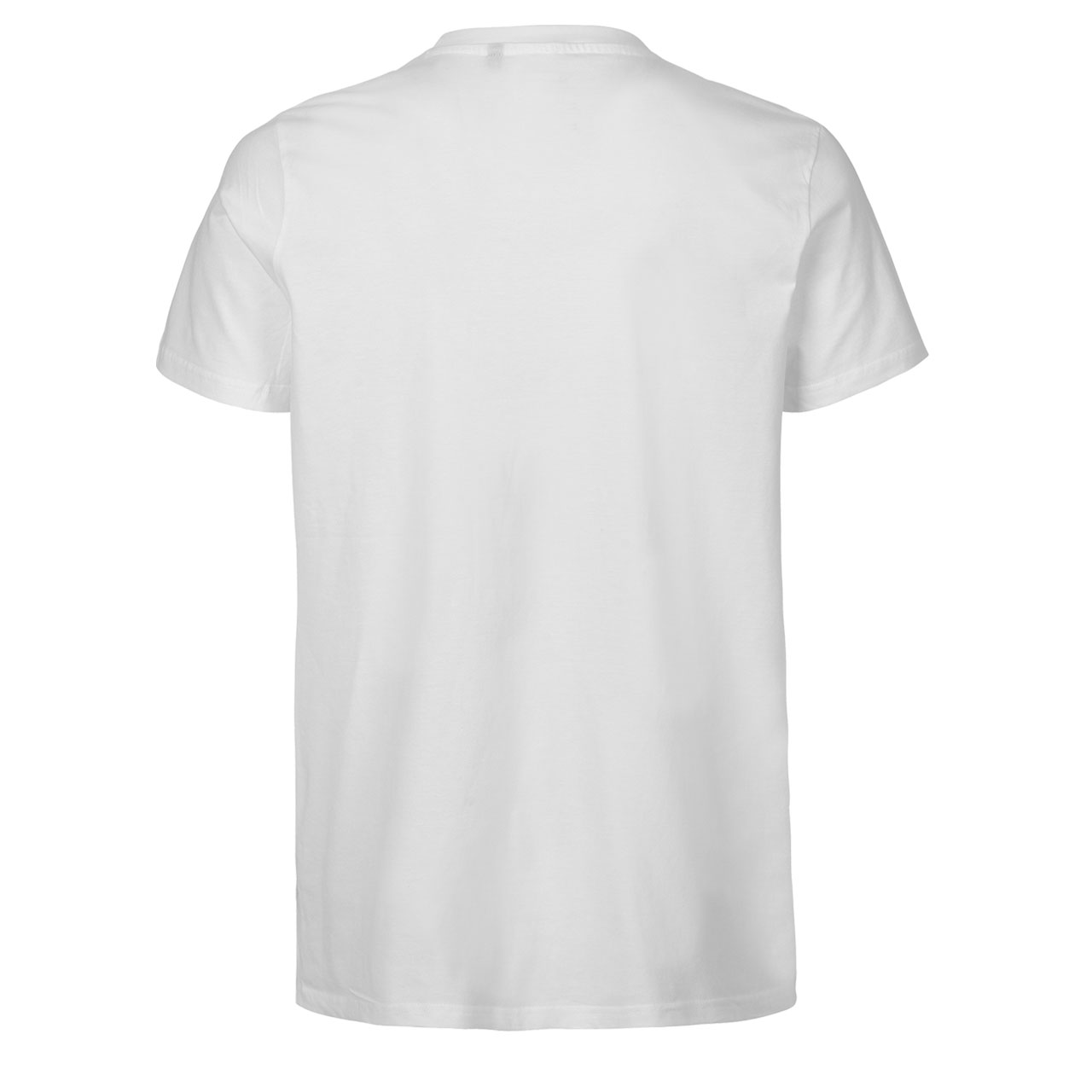 T-Shirt, Weiß, Kurzarm, Rundhalsausschnitt, Einfarbig