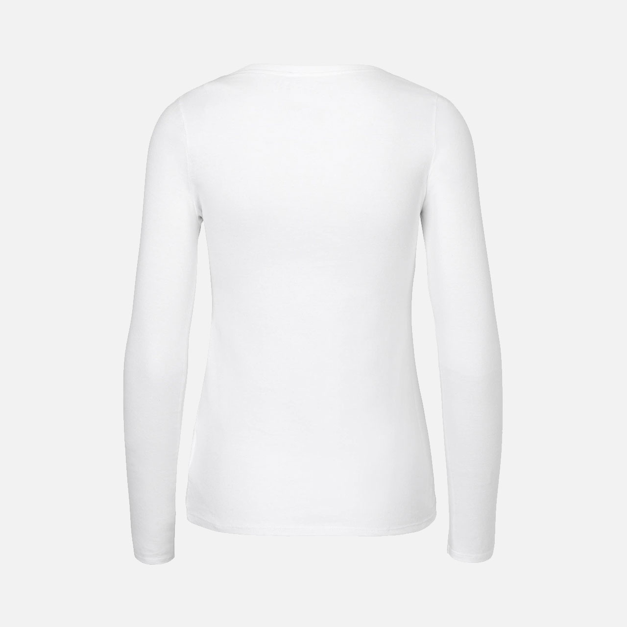 Doppelpack Ladies Long Sleeve Shirt - Bio Baumwolle Weiss Weiß 2XL