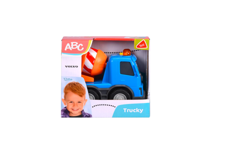Dickie ABC Volvo Trucky Zementmixer blau - Kinderspielzeug Spielzeugauto