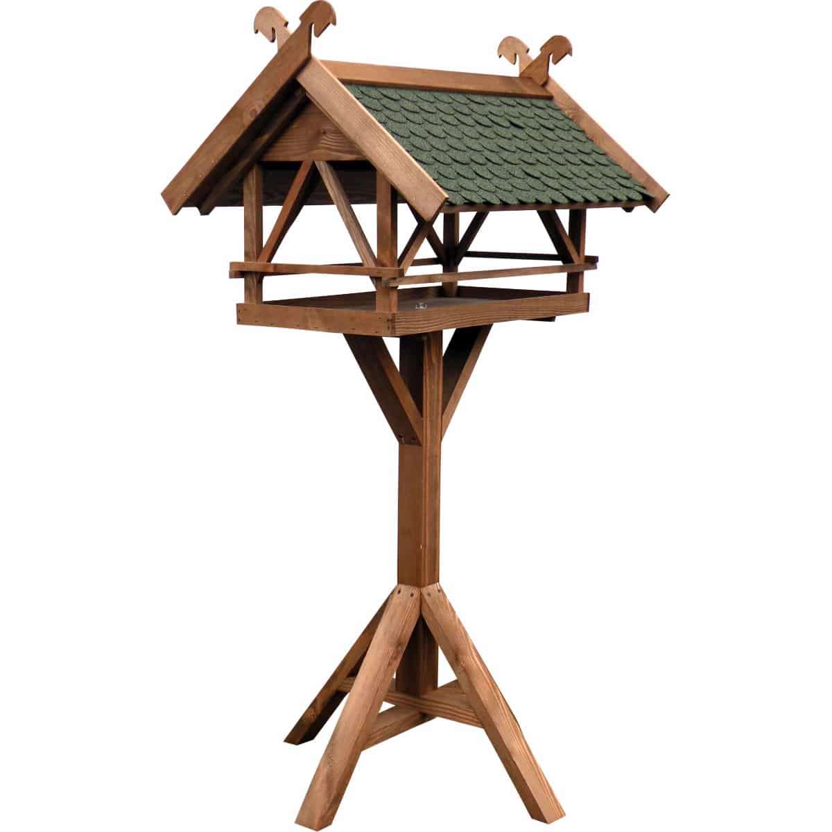 Dobar XXL Vogelhaus Vogelfutterhaus mit Ständer Futterhaus