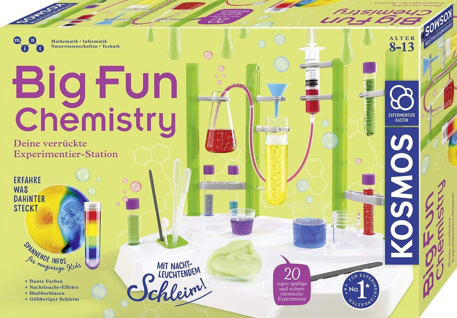 KOSMOS 642532 Big Fun Chemistry Chemie Station Experimentierkasten